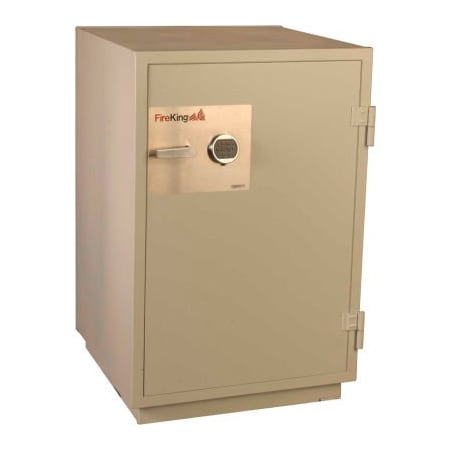Fire King FireKing Data Safe DM3420-3, 3-Hour Fire/Impact Rating 32-1/16 x 31 x 49-1/16 Platinum Finish DM3420-3PL